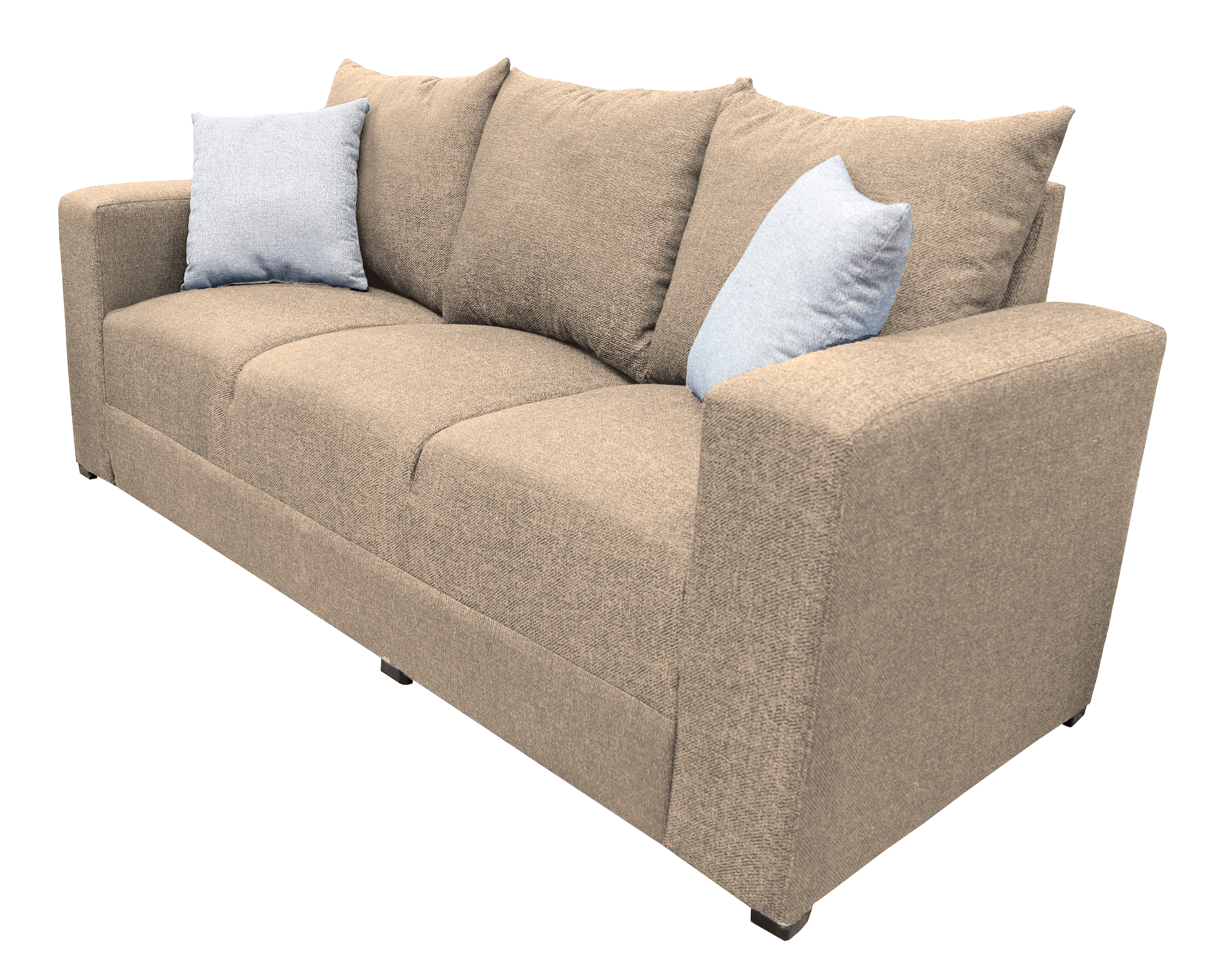 Sofa El Bazar Store Miami Lino Beige 3 Plazas, Modular, Moderno, Sala