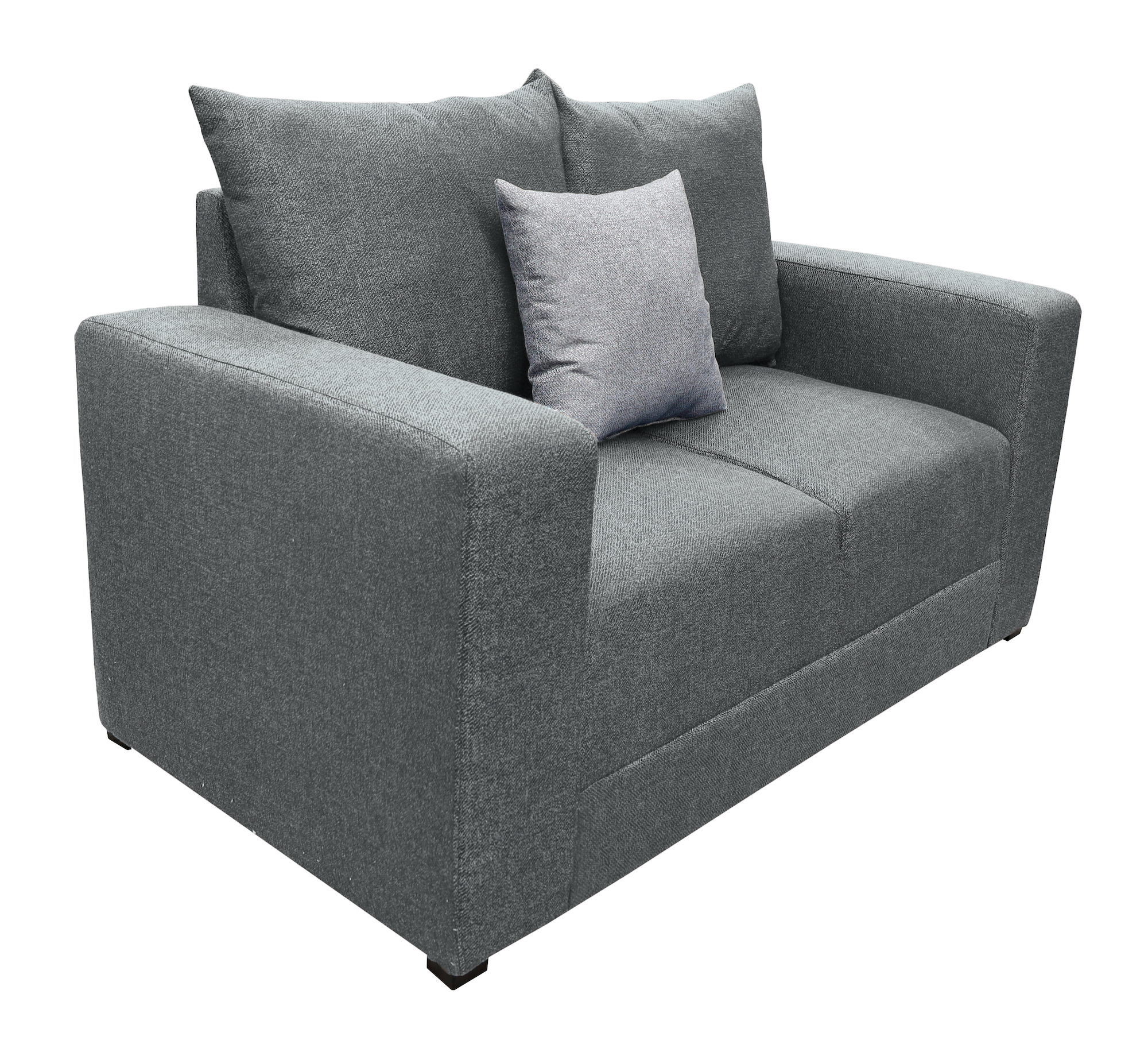 Sala Modular 3-2-1 El Bazar Store Miami Gris Oxford, Sofa, Love seat y sillon