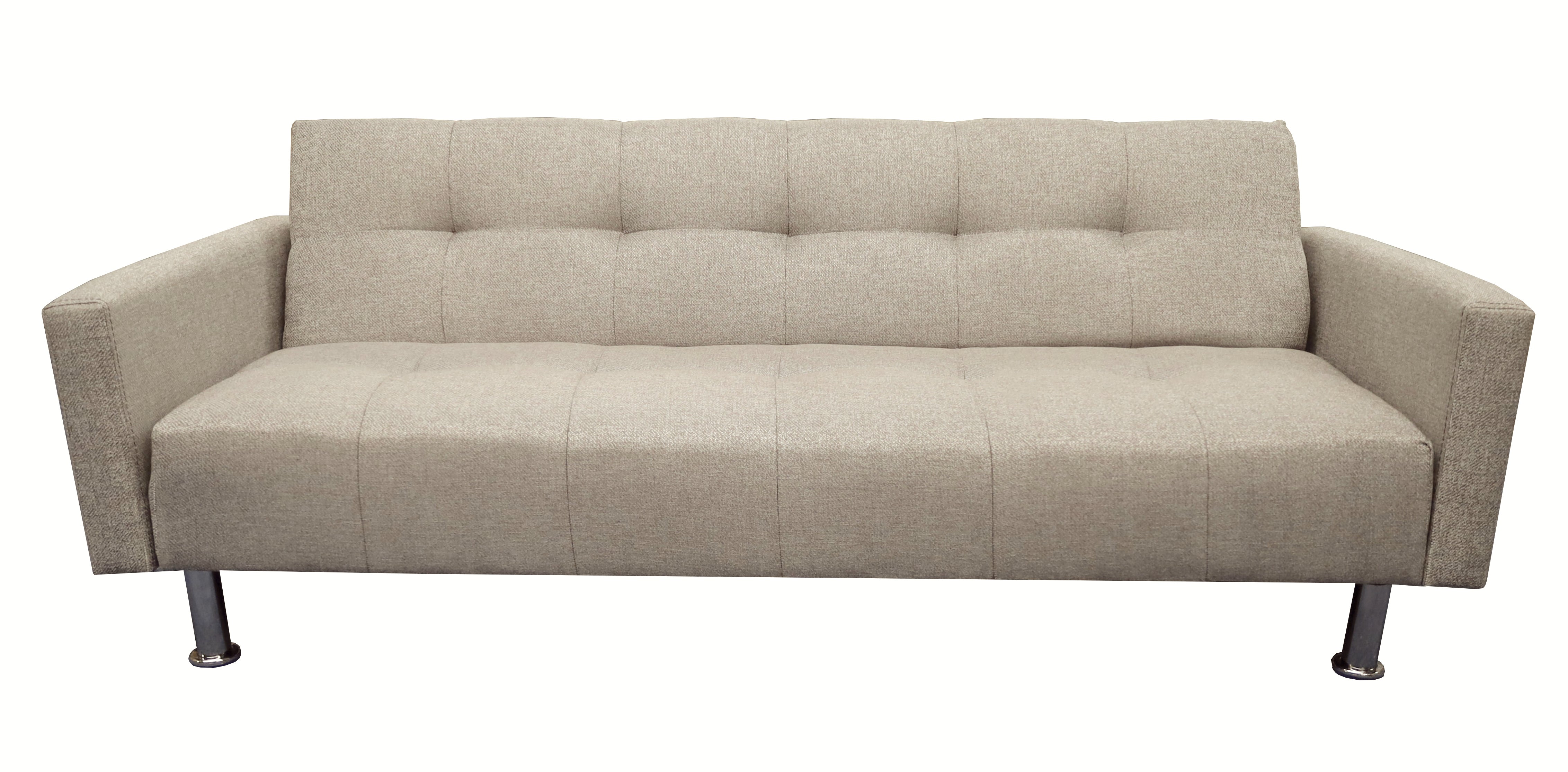 Sofa Cama Paris Lino Beige, Brazos plegables, El Bazar Store, Futon 3 posiciones