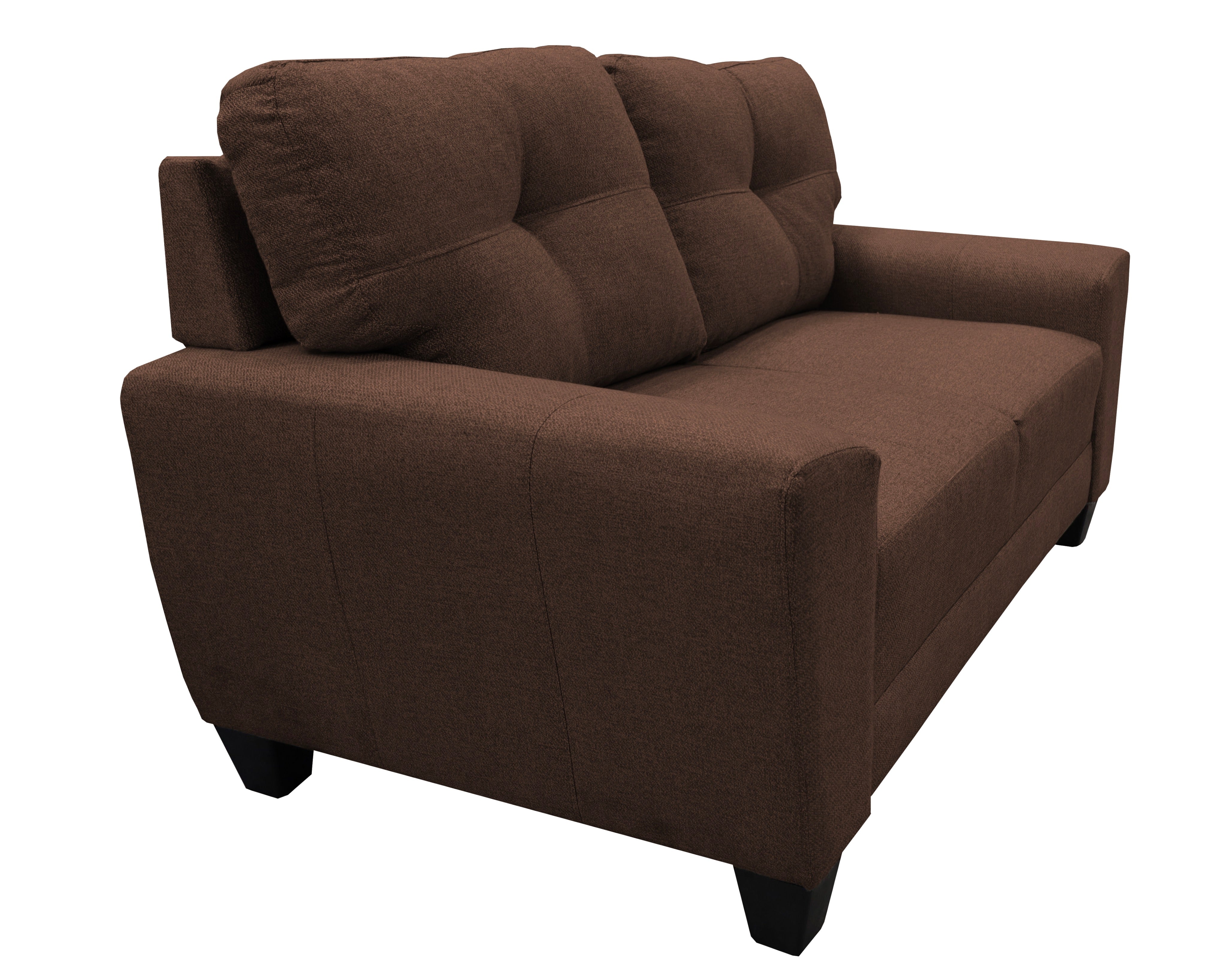 Sala Modular 3-2-1 El Bazar Store Sidney Chocolate, Sofa, Love seat y sillon