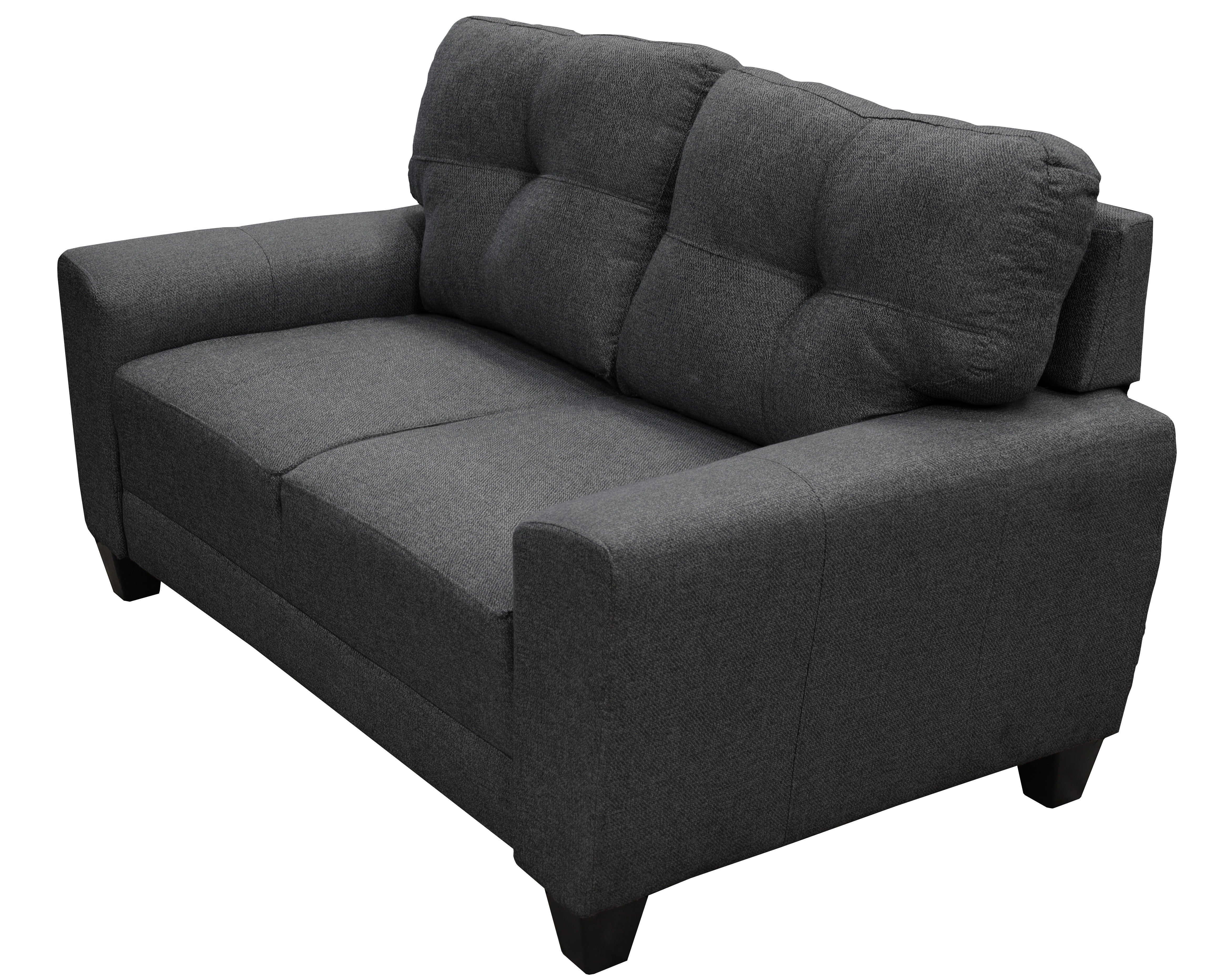 Sala Modular 3-2-1 El Bazar Store Sidney Gris oxford, Sofa, Love seat y sillon