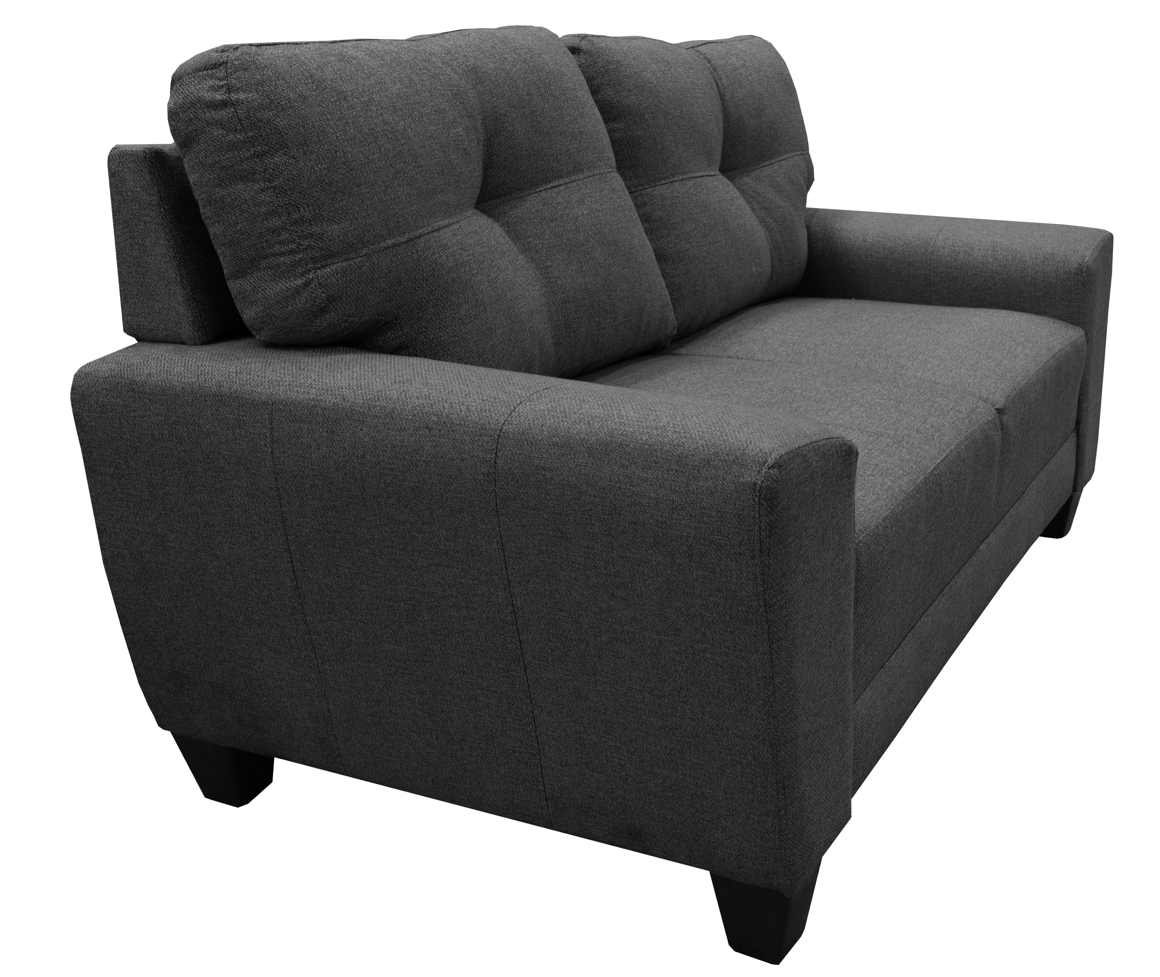 Sala Modular 3-2-1 El Bazar Store Sidney Gris oxford, Sofa, Love seat y sillon