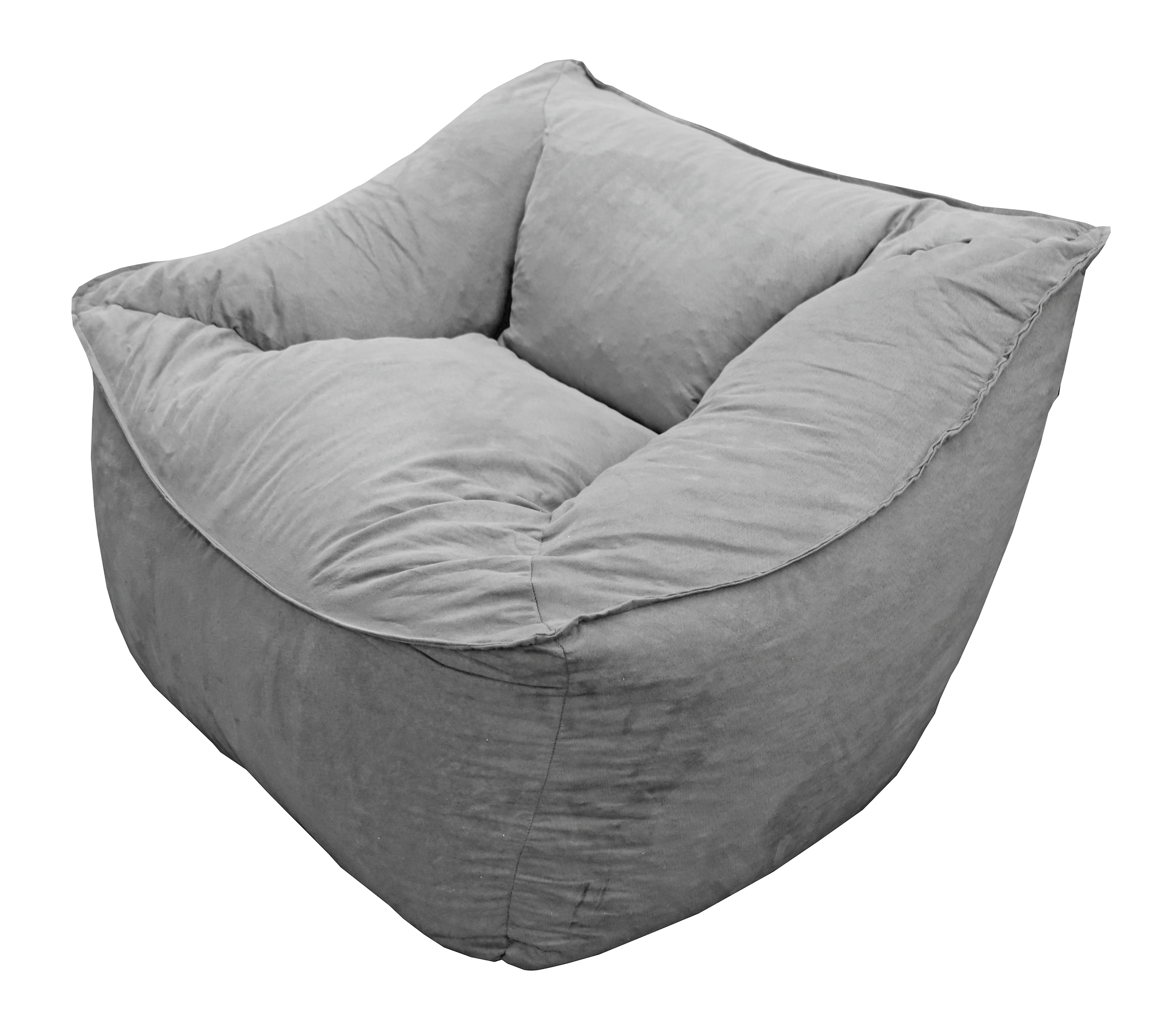 Sillon Puff El Bazar Store Plata, Sillon Ocasional