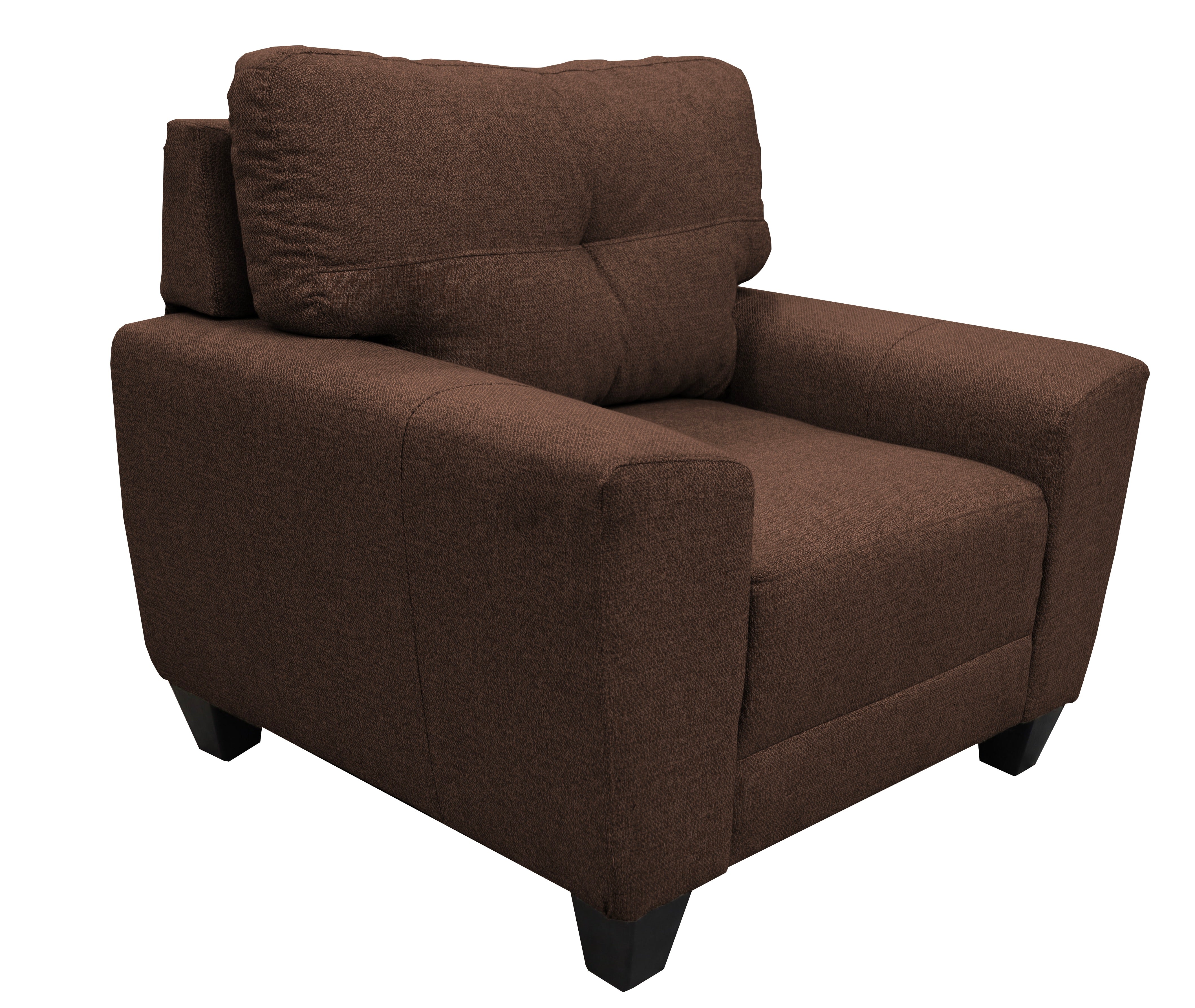 Sala Modular 3-2-1 El Bazar Store Sidney Chocolate, Sofa, Love seat y sillon