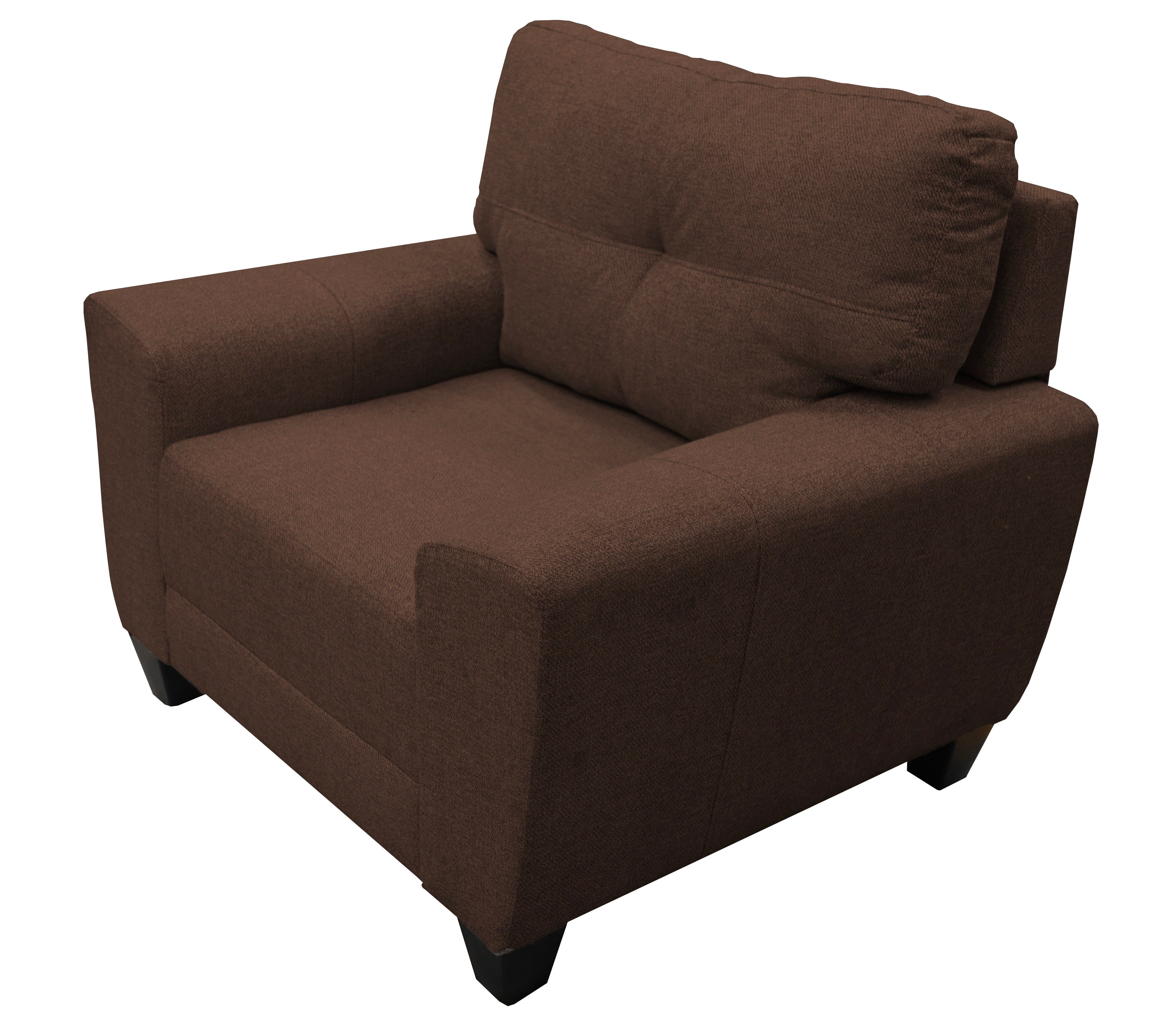 Sala Modular 3-2-1 El Bazar Store Sidney Chocolate, Sofa, Love seat y sillon