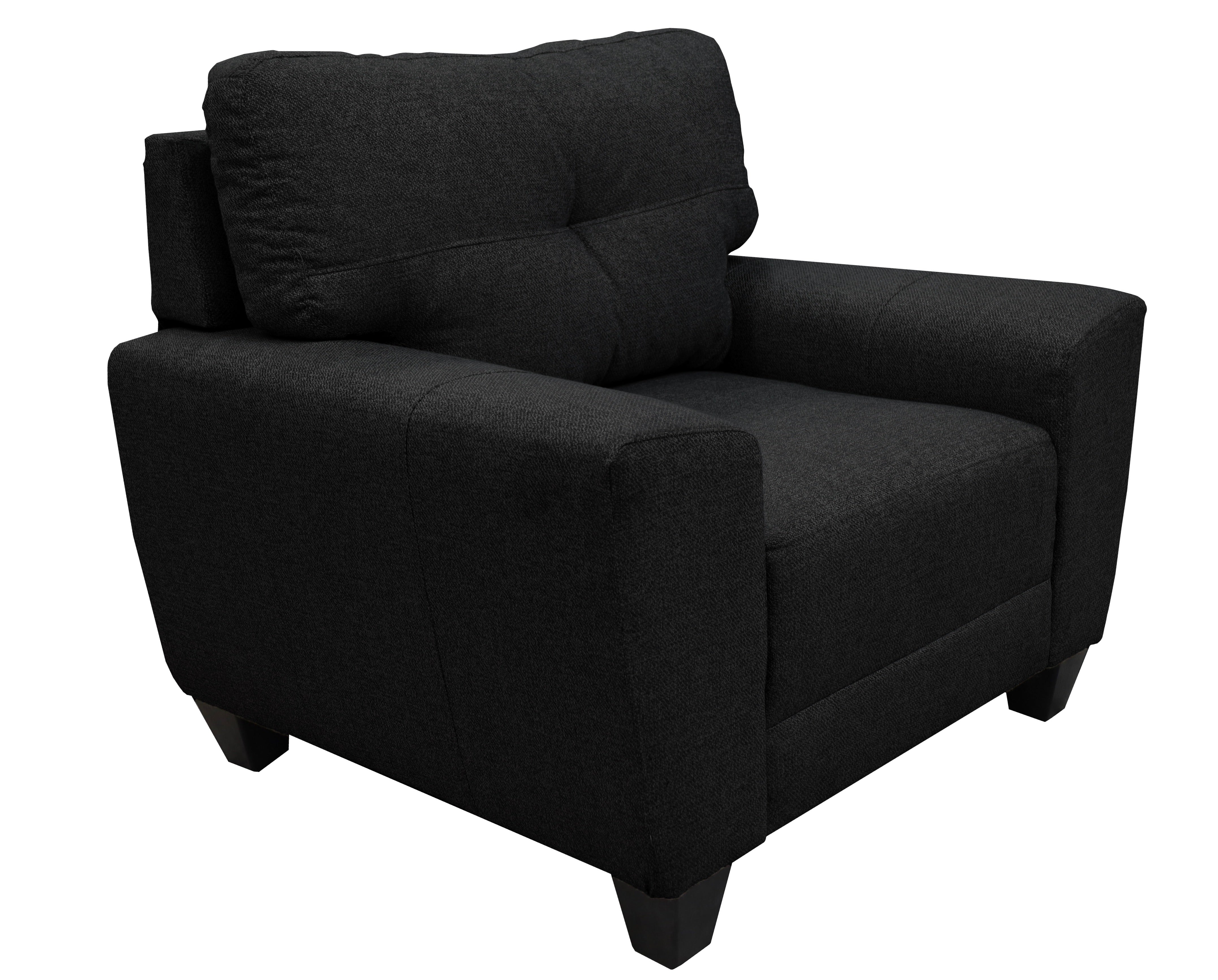 Sala Modular 3-2-1 El Bazar Store Sidney Gris Negro, Sofa, Love seat y sillon