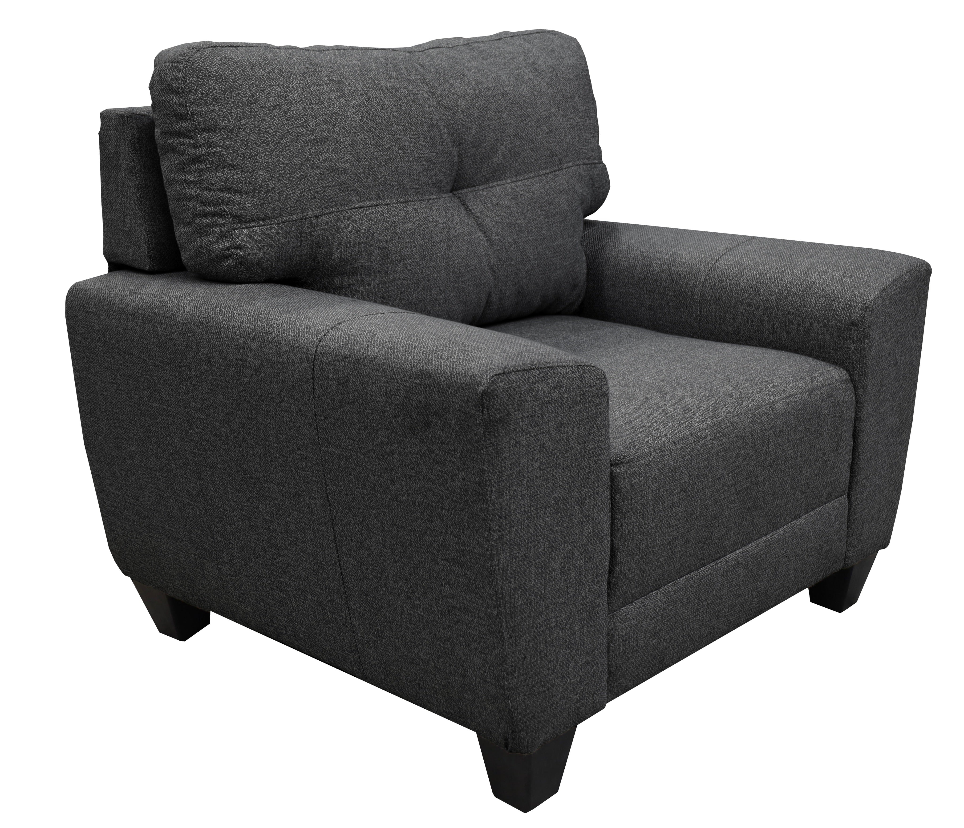 Sala Modular 3-2-1 El Bazar Store Sidney Gris oxford, Sofa, Love seat y sillon