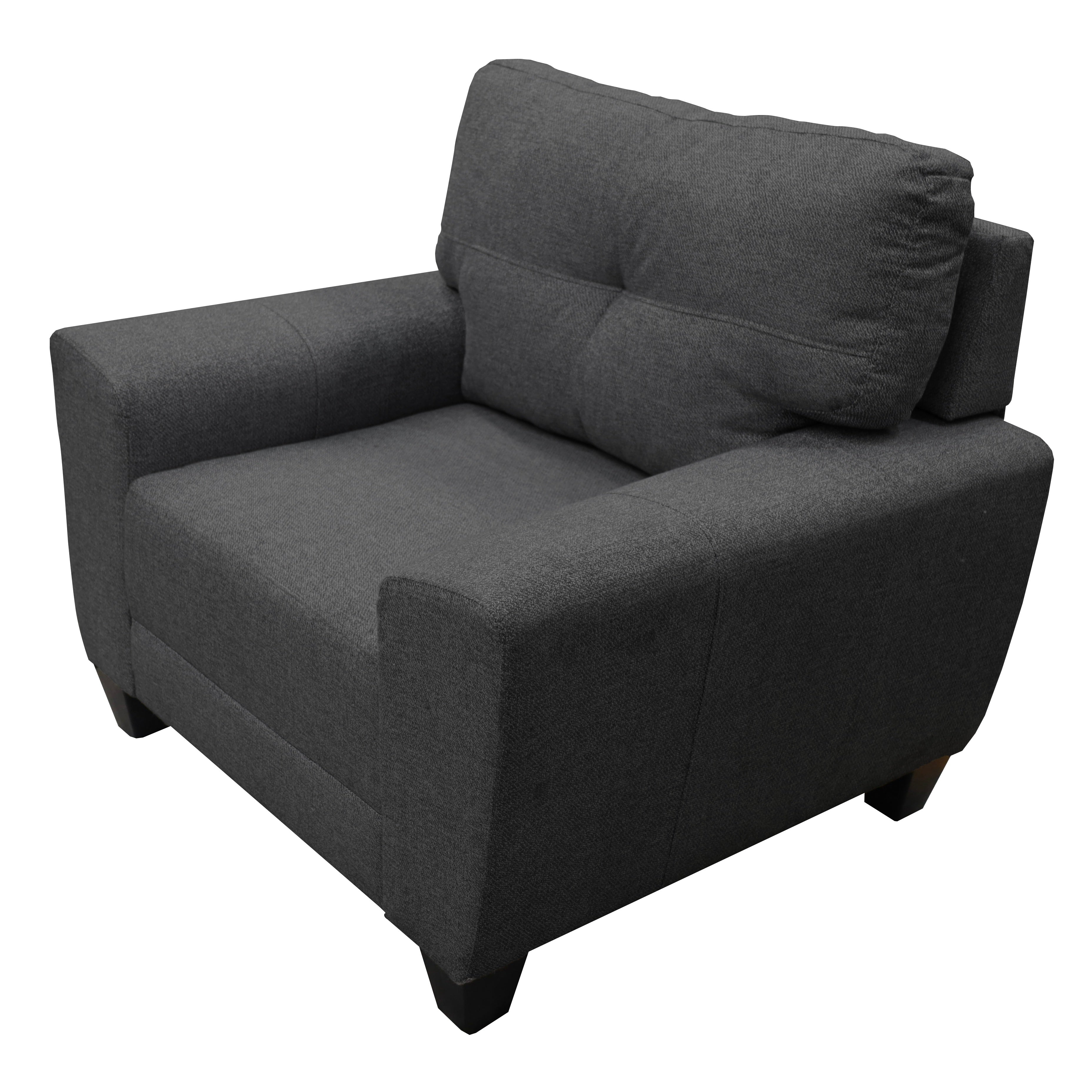 Sala Modular 3-2-1 El Bazar Store Sidney Gris oxford, Sofa, Love seat y sillon