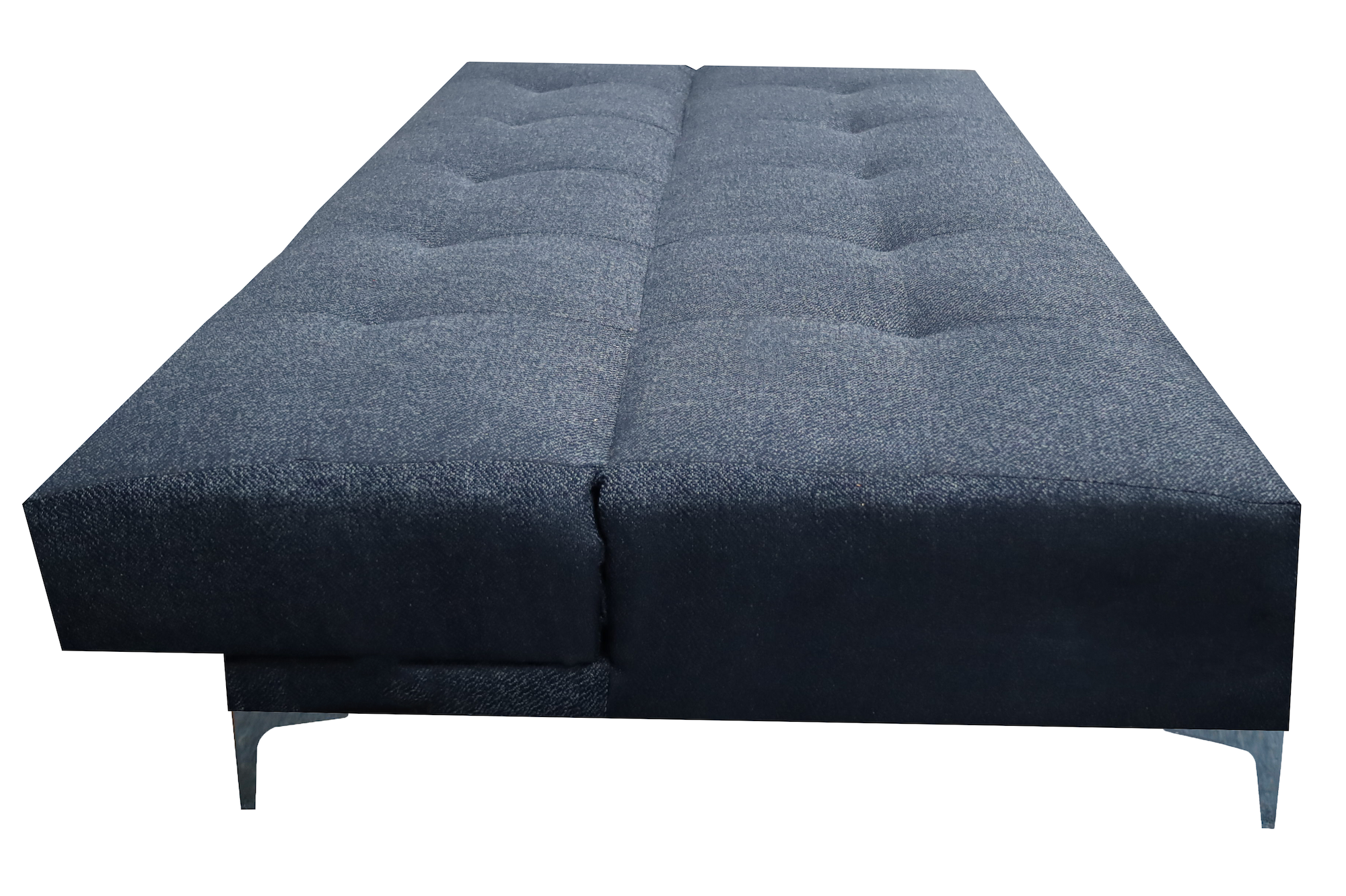 Sofá Cama Reclinable El Bazar Store Vegas Lino Azul Marino Futon 3 Posiciones