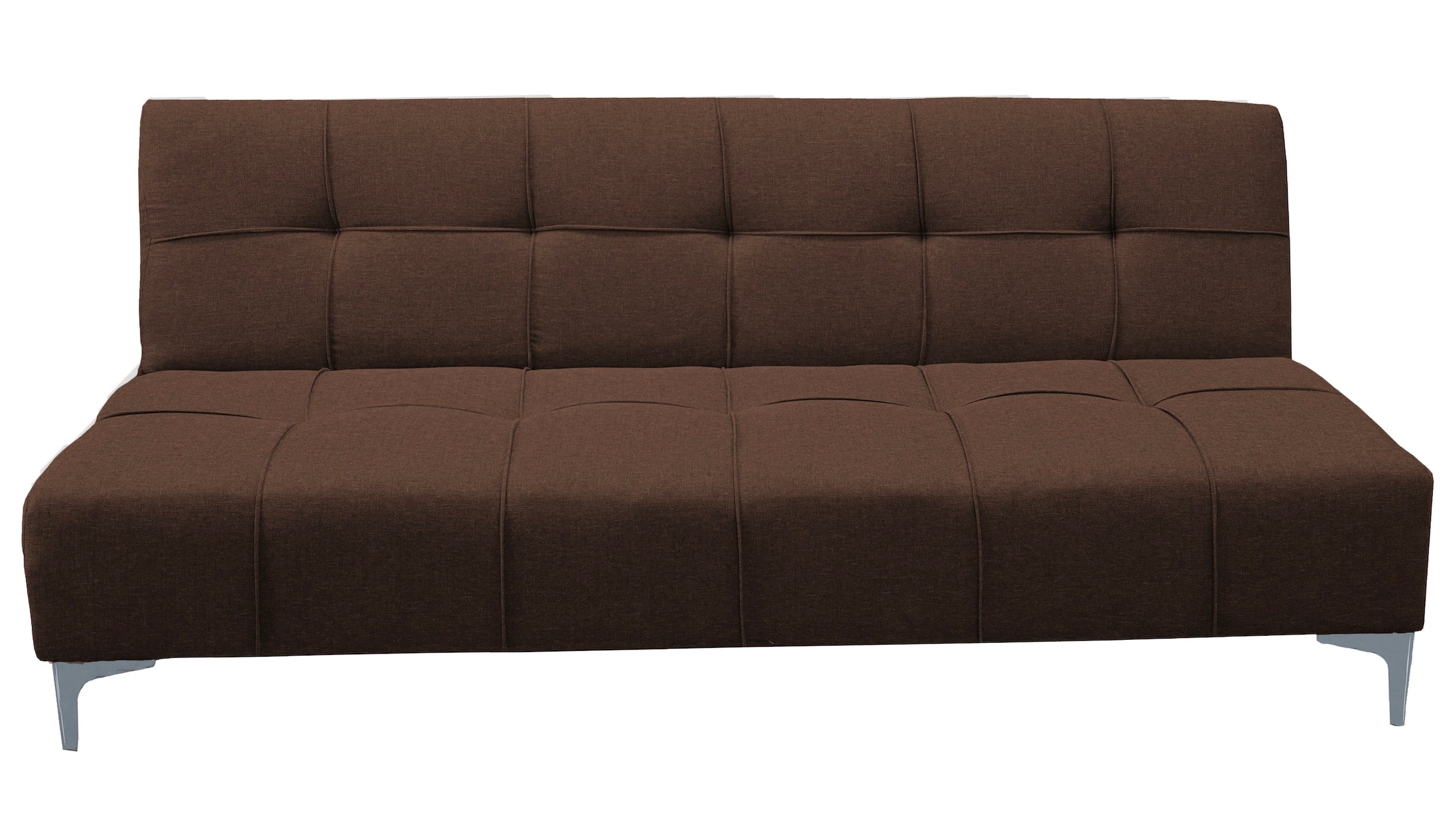 Sofá Cama Reclinable New York Lino Chocolate Futon 3 Posiciones, El Bazar Store