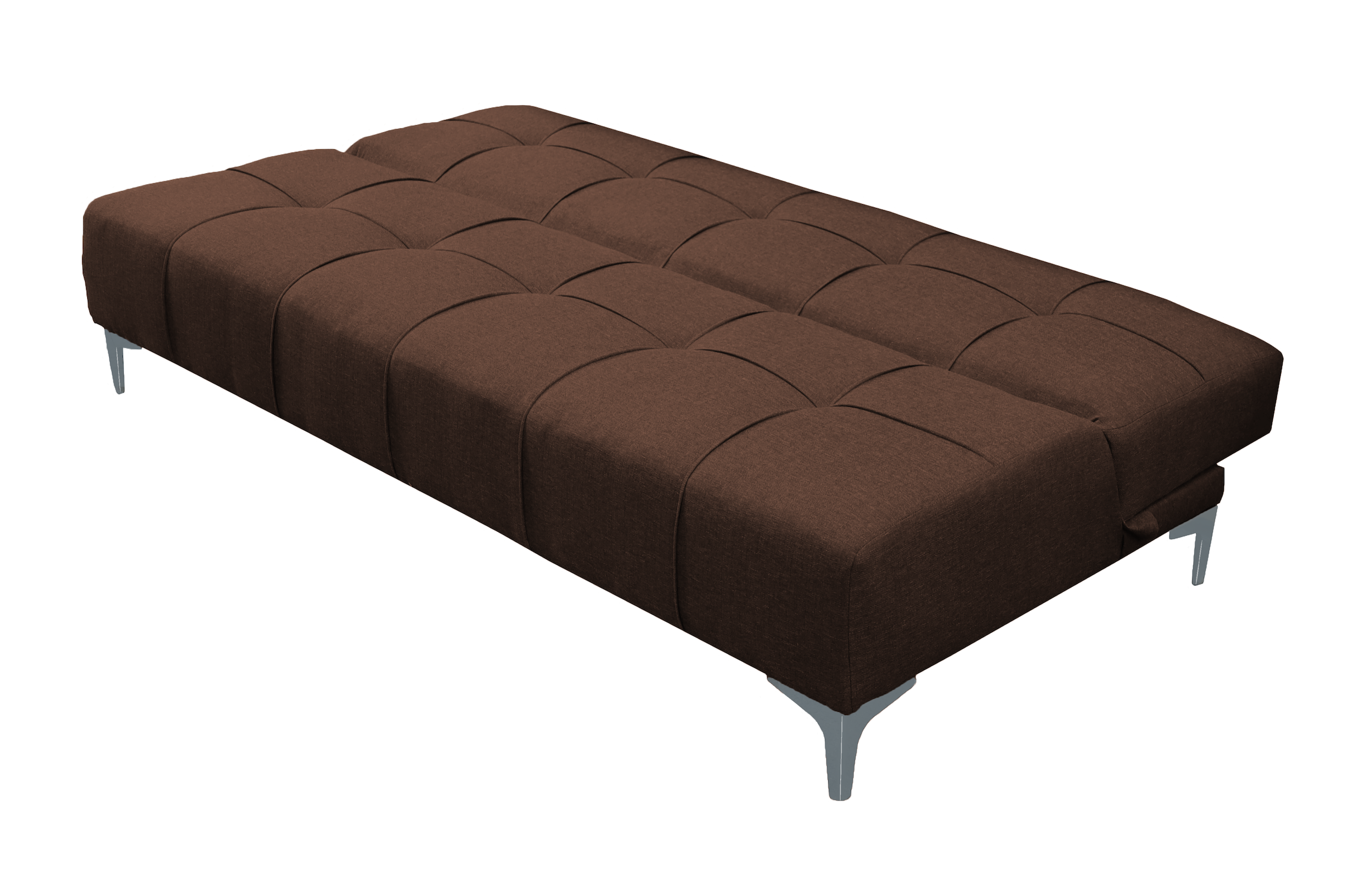 Sofá Cama Reclinable New York Lino Chocolate Futon 3 Posiciones, El Bazar Store