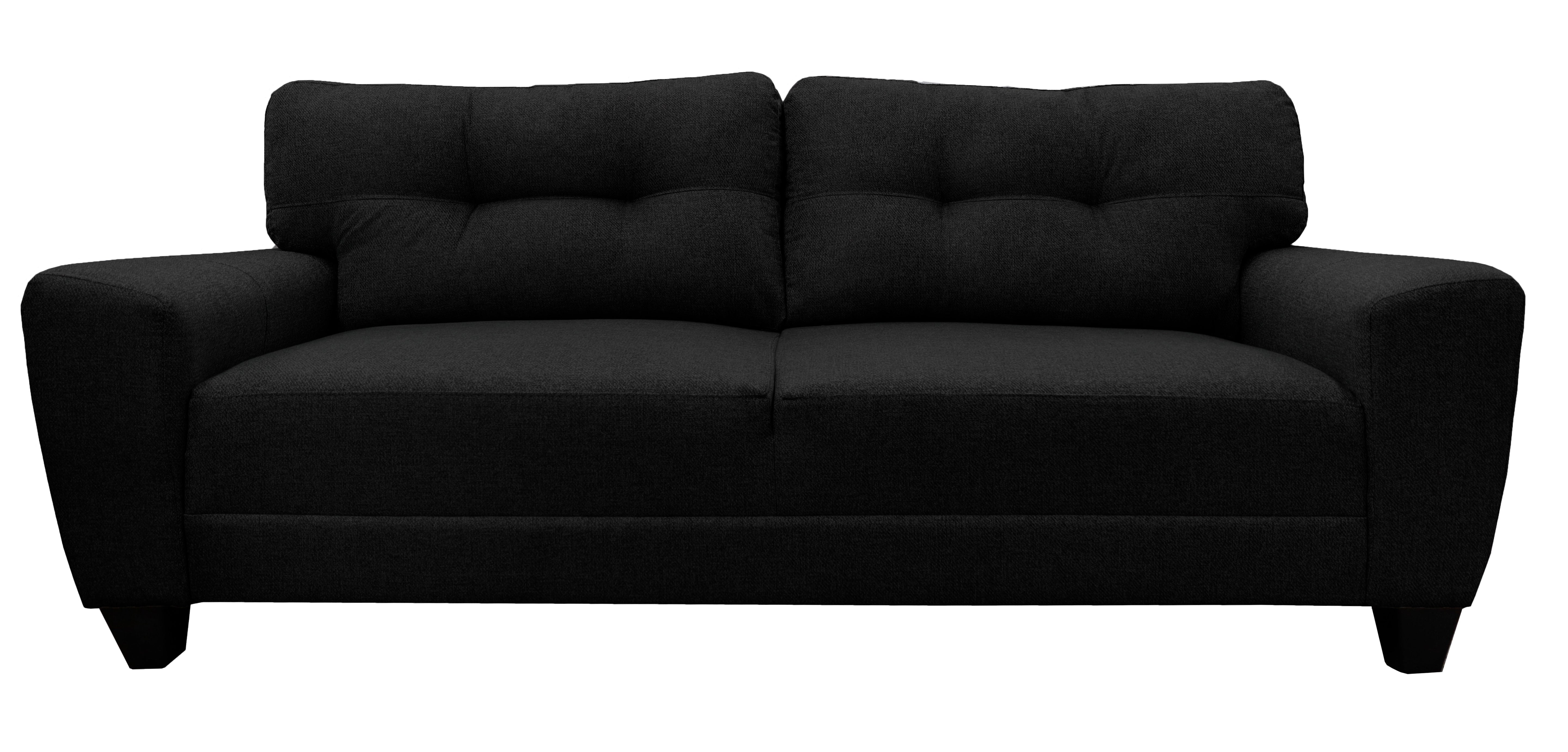 Sofa El Bazar Store Sidney Lino Negro 3 plazas, Modular, Moderno, Sala