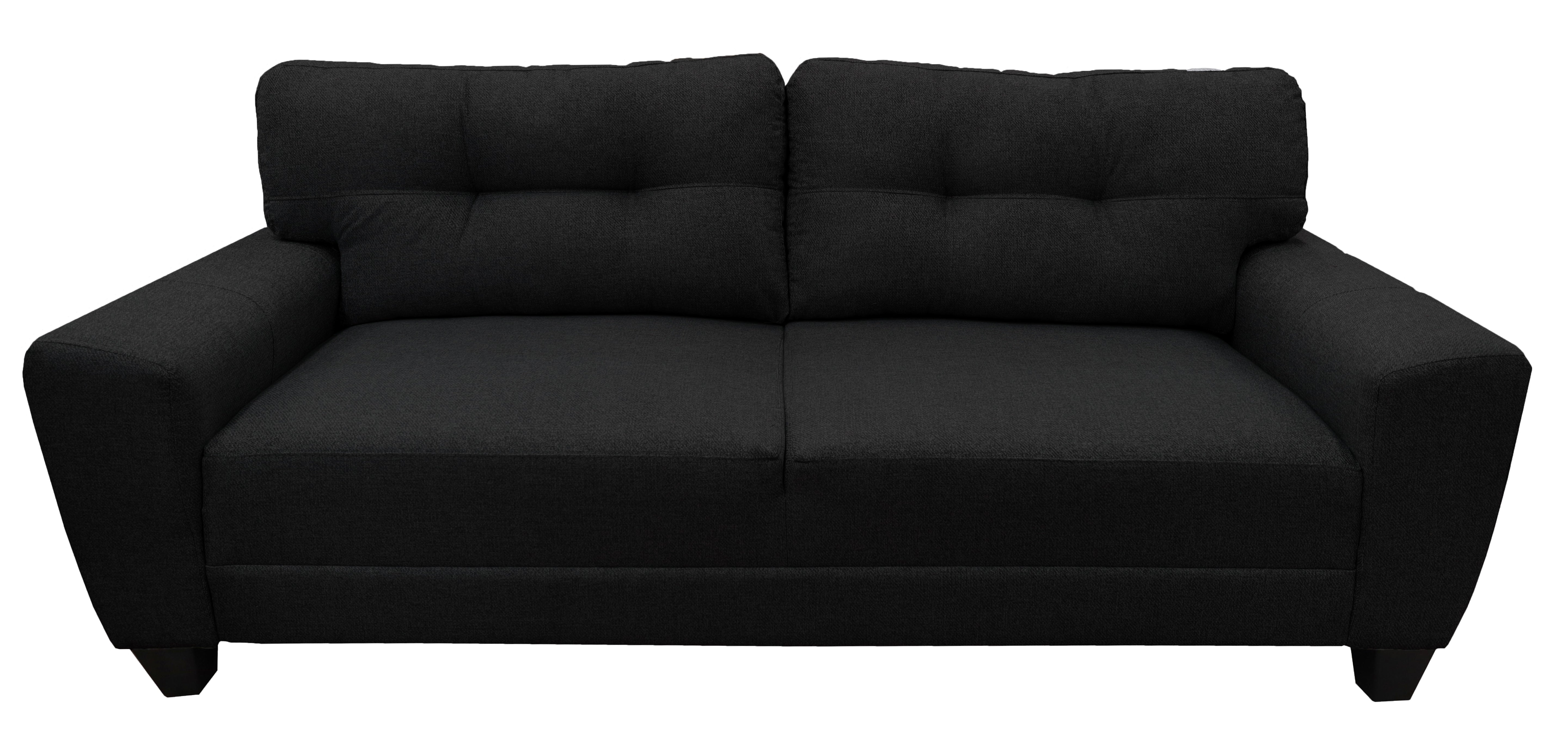 Sofa El Bazar Store Sidney Lino Negro 3 plazas, Modular, Moderno, Sala