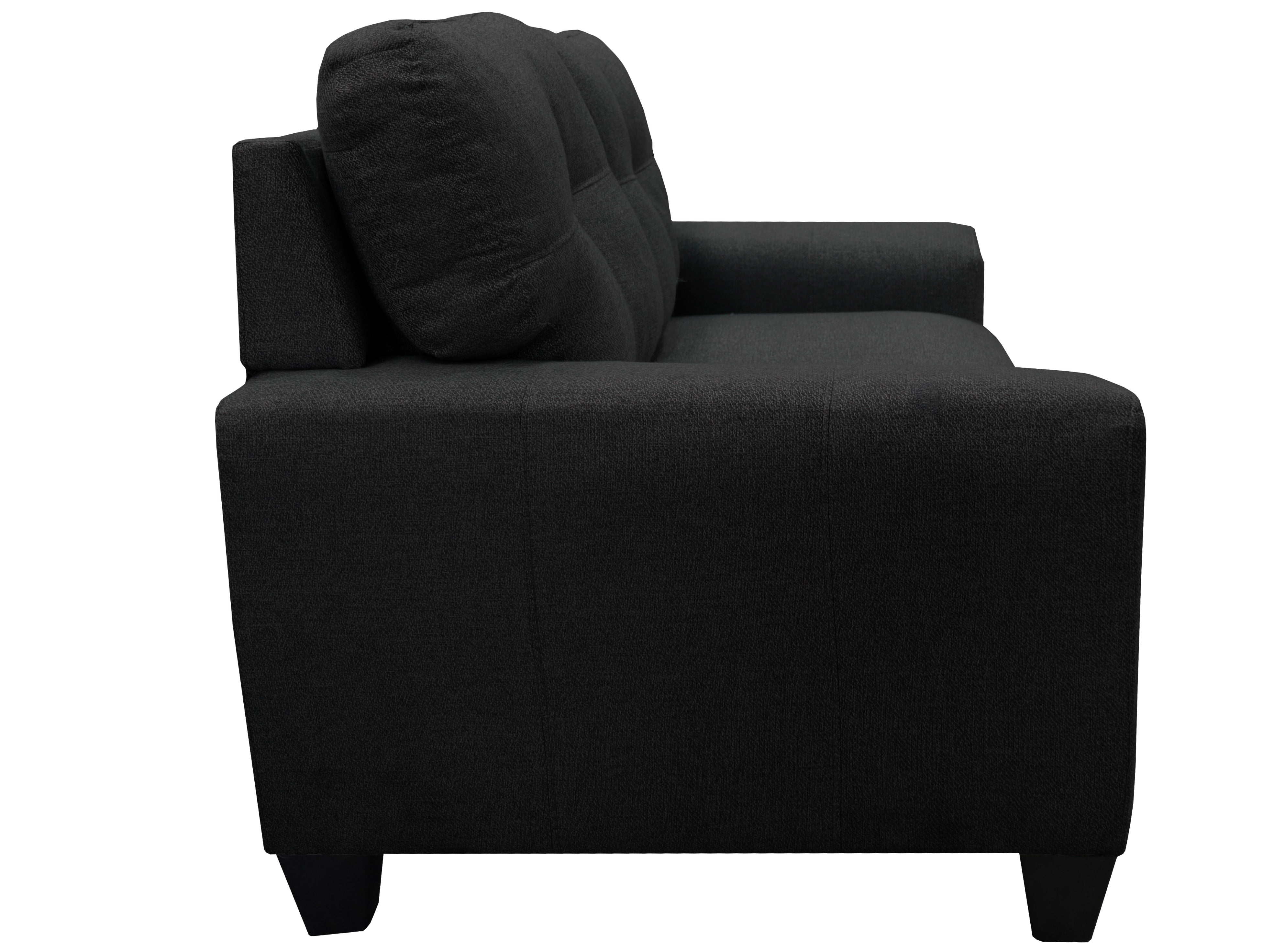 Sofa El Bazar Store Sidney Lino Negro 3 plazas, Modular, Moderno, Sala